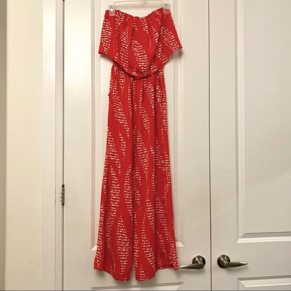 Strapless jumpsuit